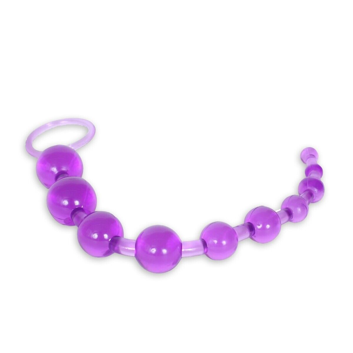 Purple Jelly Beginner Anal Beads Butt Plug Anal Play Training Sex Toys