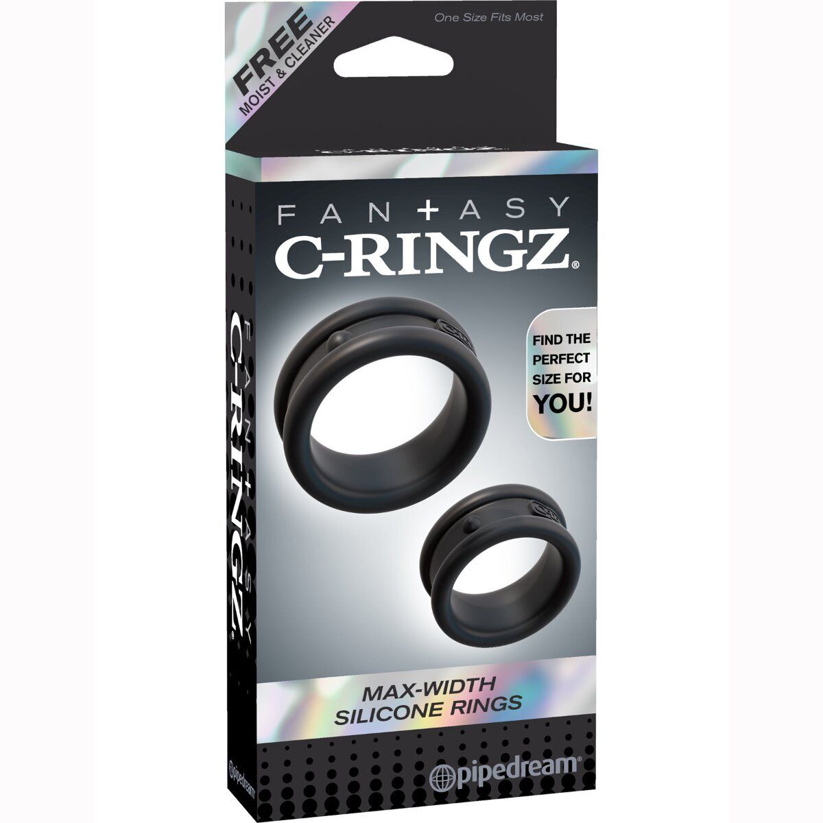 Fantasy C-Ringz Max Width Silicone Penis Width Girth Enhancer Cock Ring Sex-toys