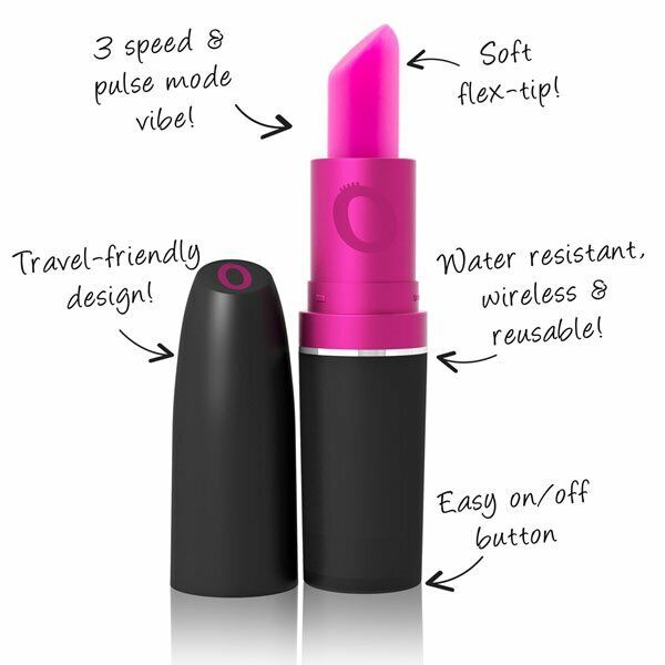 My Secret Screaming O Vibrating Lipstick Mini Vibe Vibrator Discreet Sex Toy