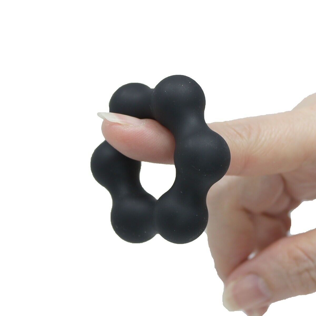 2 Stretchy Silicone Male Penis Enhancer Prolong Delay Sex Cock Ring for Men