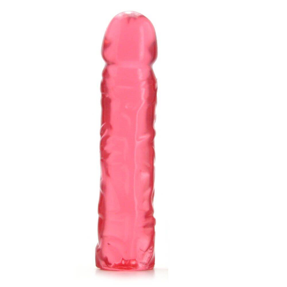 Doc Johnson Crystal Jellies 8" Jelly Realistic Anal G-spot Dildo Dong Cock Penis