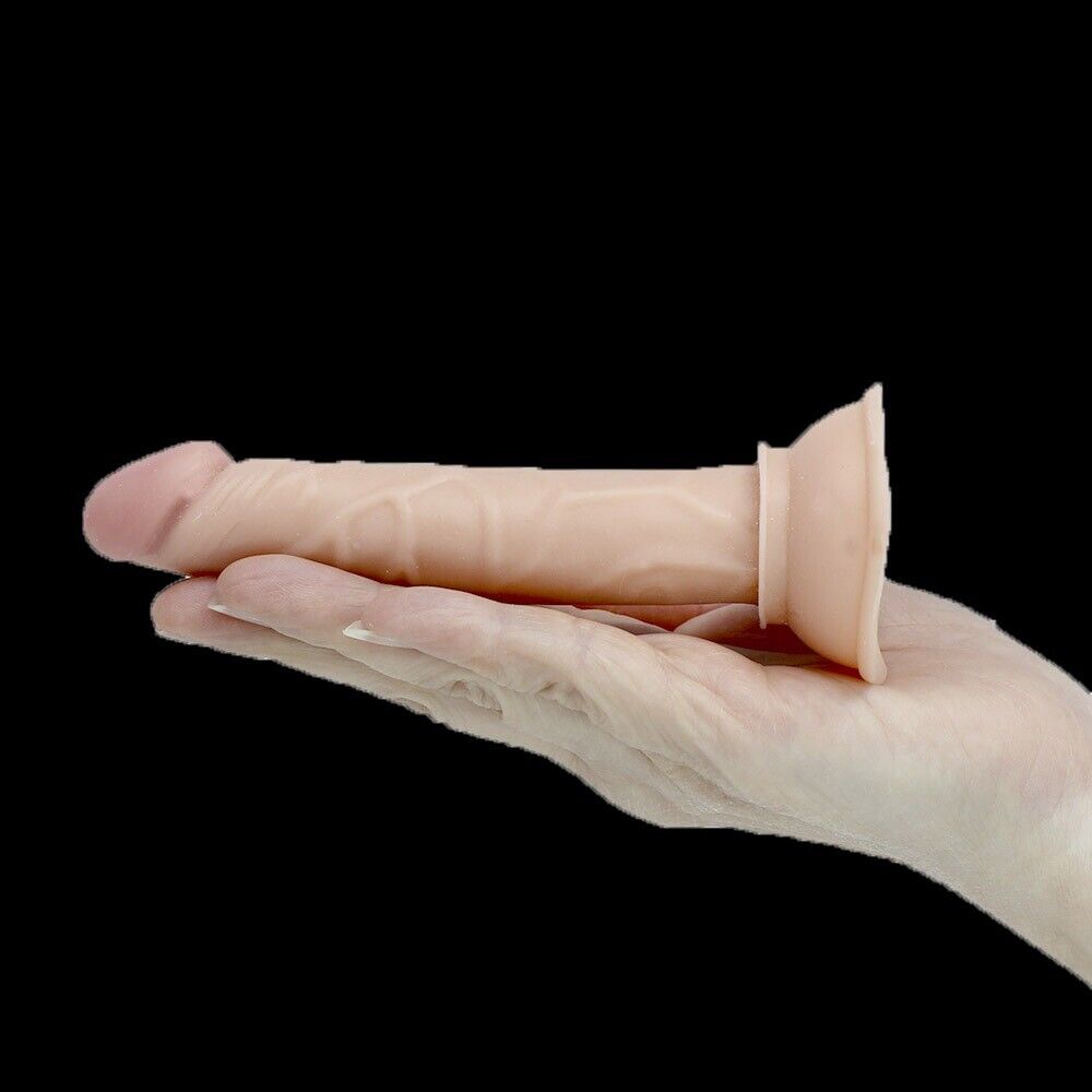 Beginner 5" Slim Realistic G-spot Anal Dildo Dong Sex Toys for Men Women Couples