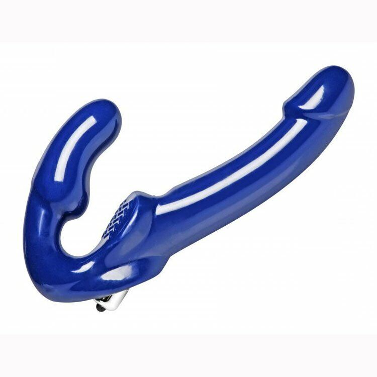 Revolver II Vibrating Strapless Strap On G-Spot Dildo Double Penetration Dong