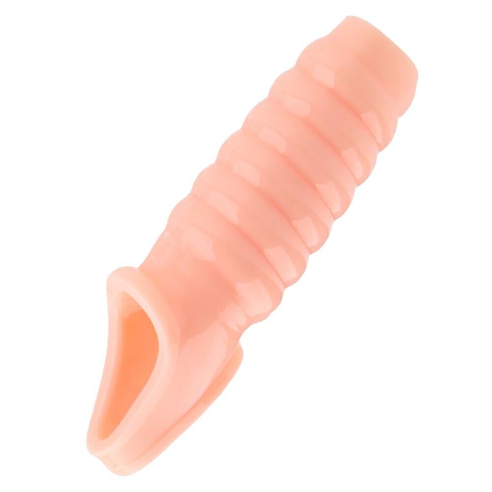 Penis Extension Extender Sleeve Sheath Enhancer Enlarger Sex Toy for Couple Men