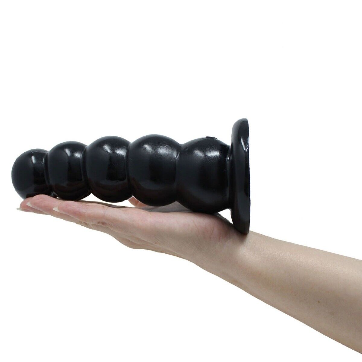 Soft Bendable Squeezable XL Extra Large Anal Butt Plug Beads Dildo Suction Cup