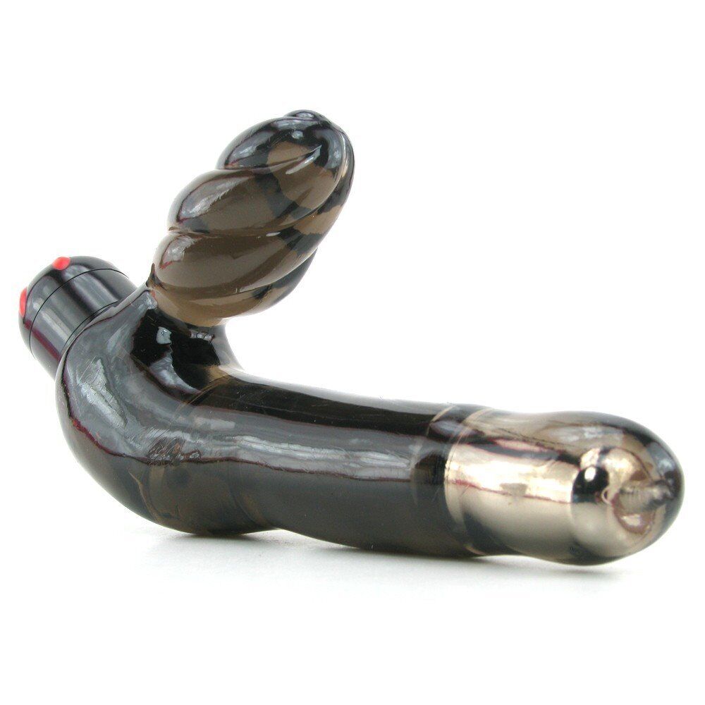 Fetish Fantasy Vibrating Strapless Strap-On w/ Anal Plug Double Ended Dildo Dong