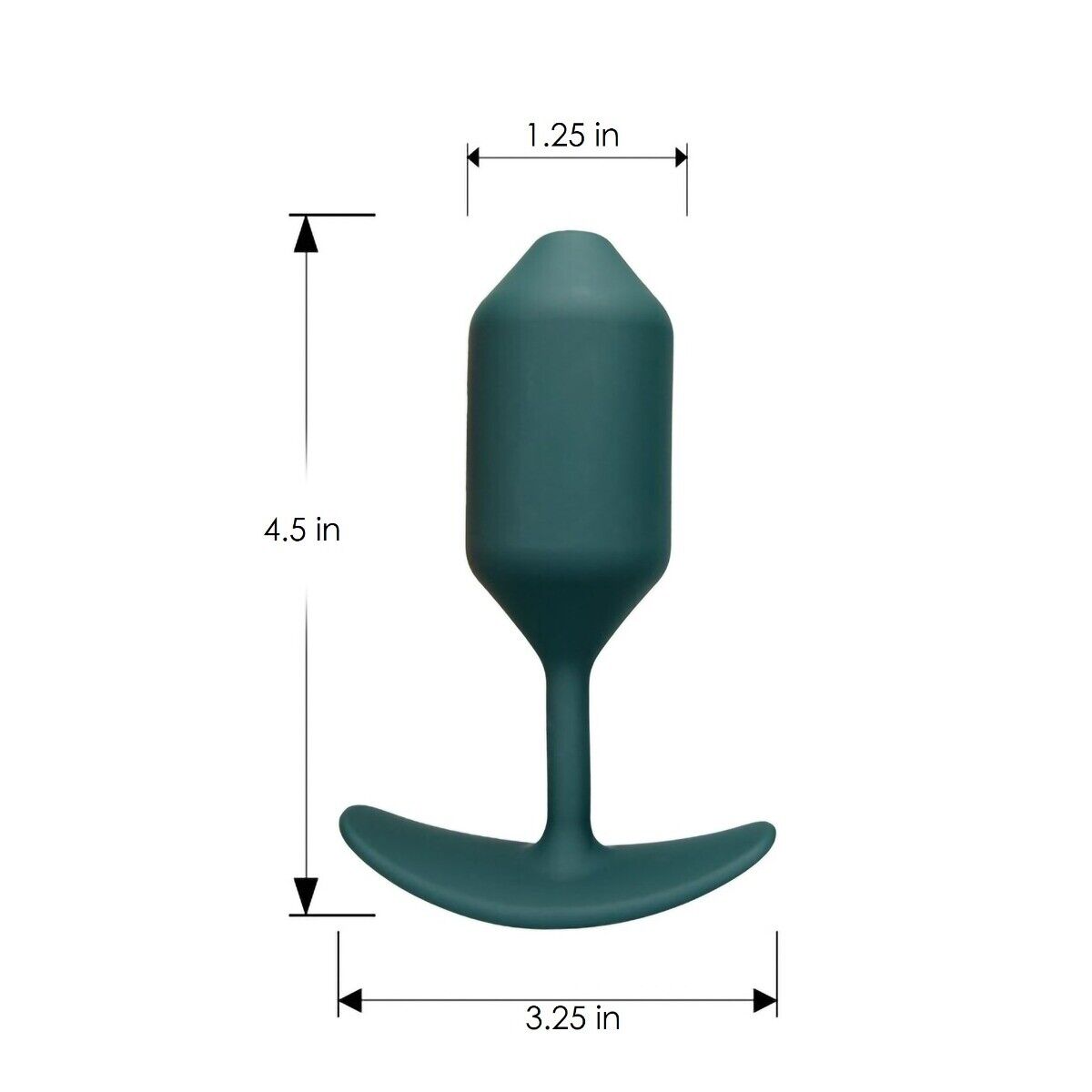 Silicone Wearable Snug Weighted Anal Butt Plug Anal Training Play Sex Toys