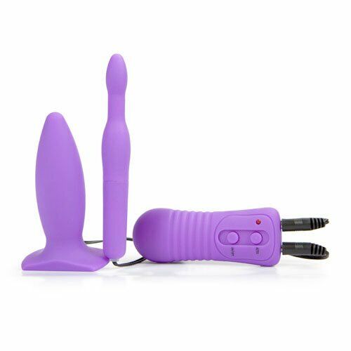 Beginner Anal Sex Toy Trainer Kit Slim Slender Anal Vibe Vibrator Butt Plug