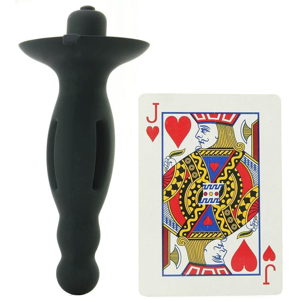 Silicone Vibrating Expanding Anal Butt Plug Vibe Sex Toys for Men Women Couples