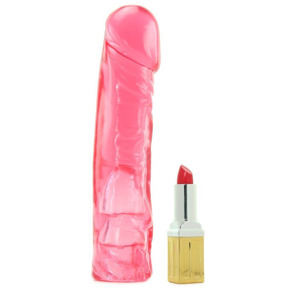8" Crystal Jellie Realistic Jelly Vac-U-Lock Strap-on Dildo Dildo Attachment