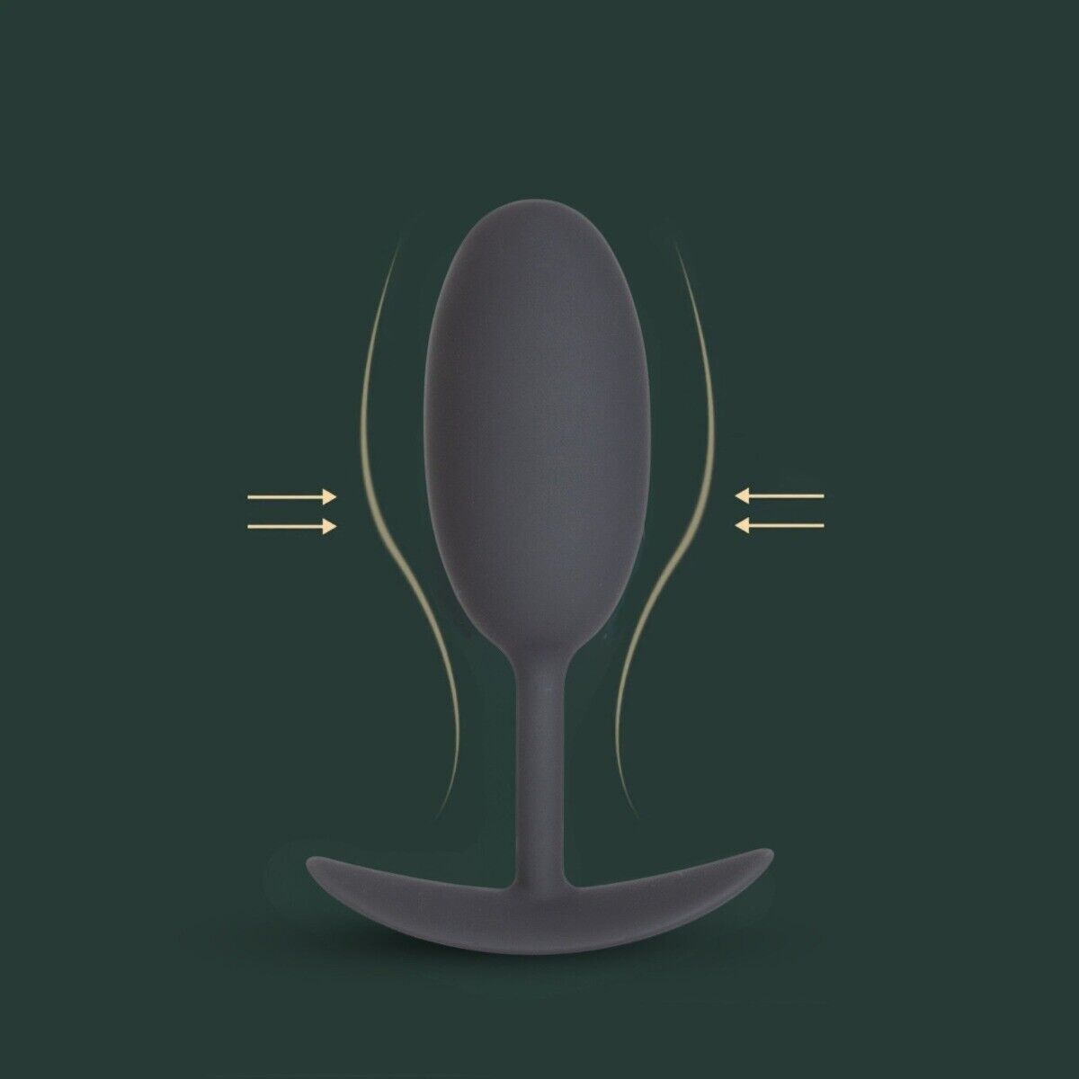Silicone Wearable Snug Weighted Anal Butt Plug Anal Training Trainer Sex Toys