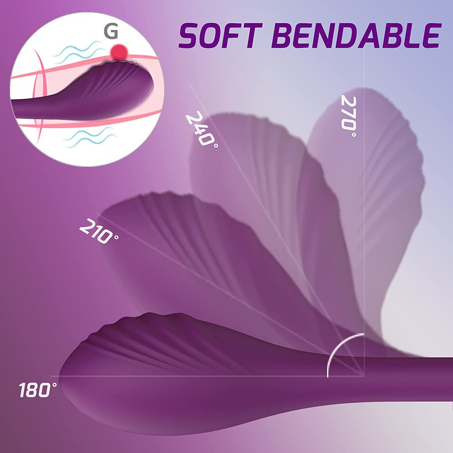 Flexible Clit G Spot Vibrator Female Massager Sex Toys for Women Couples