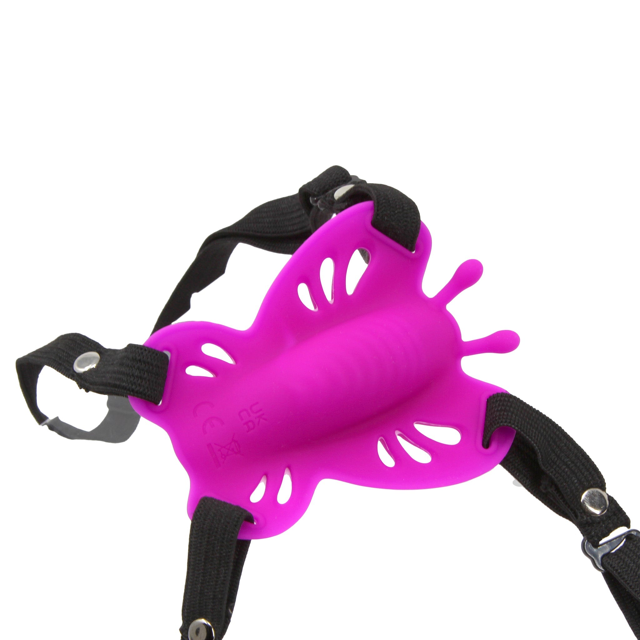 Silicone Vibrating Butterfly Strap On Clit Stimulator Vibrator Sex Toy for Women