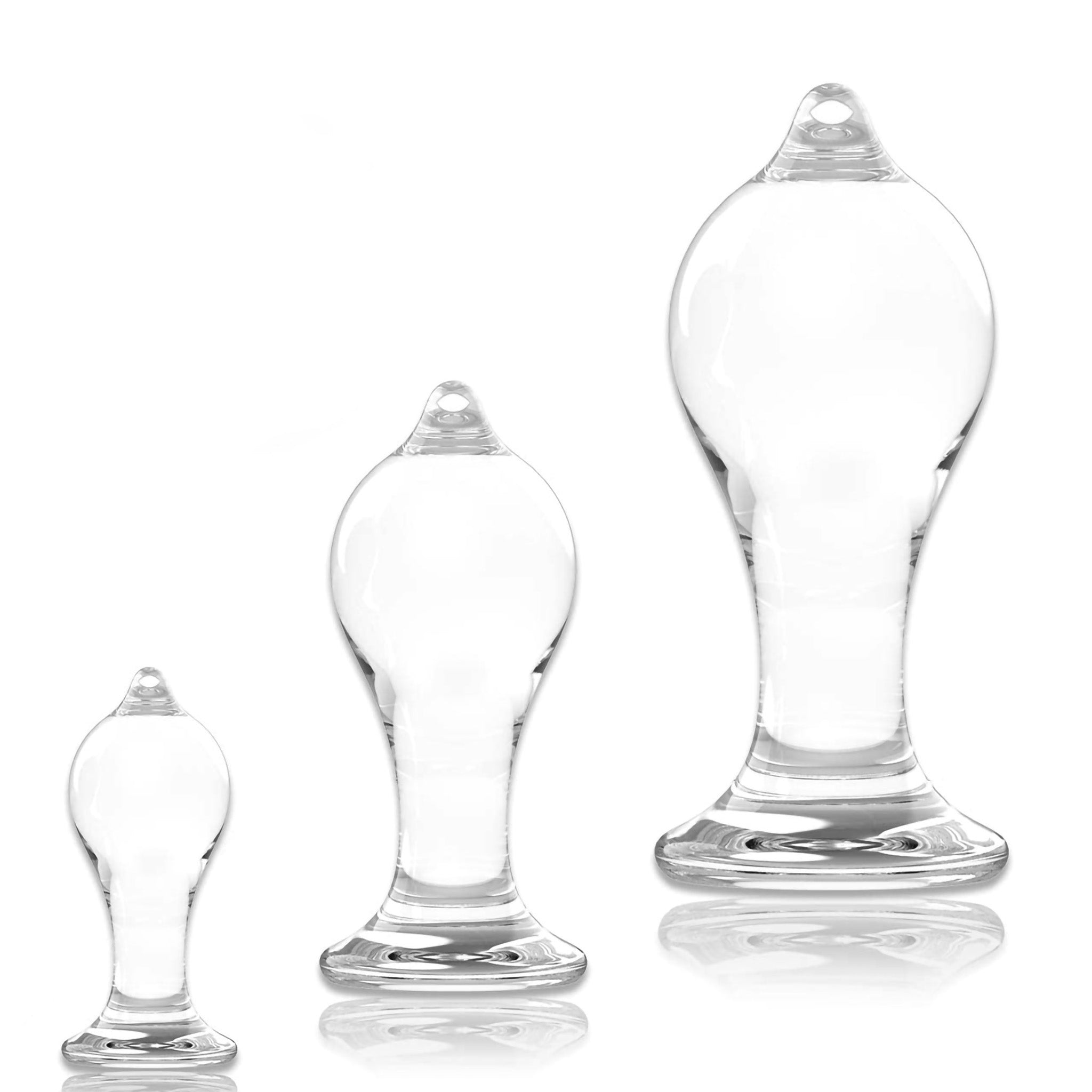 Clear Anal Training Sets Kits Butt Plugs Sex Toys for Men Women Couples