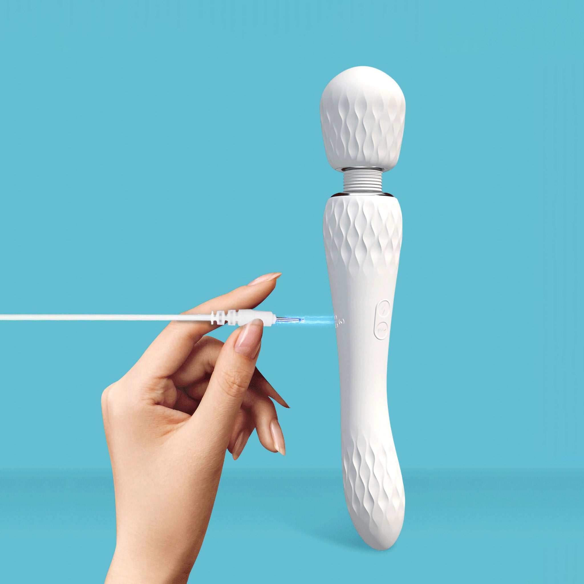 Dual End G-spot Clit Wand Massager Stimulator Vibrator Sex Toys for Women Couple