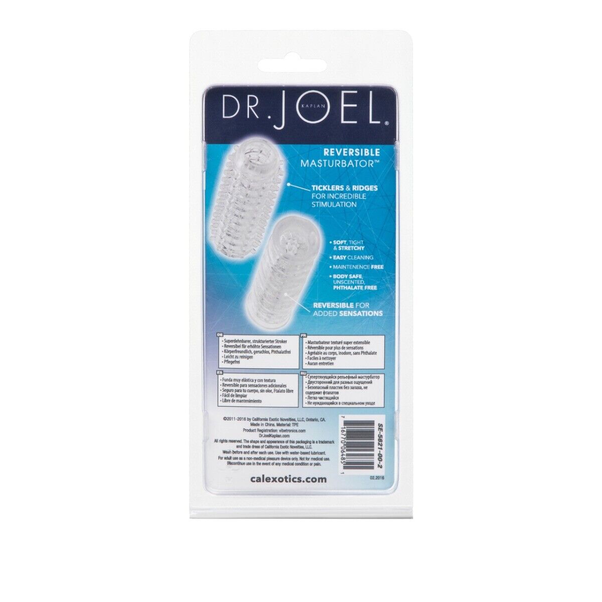 Dr Joel Kaplan Reversible Discreet Male Masturbator Cock Penis Stroker Sleeve