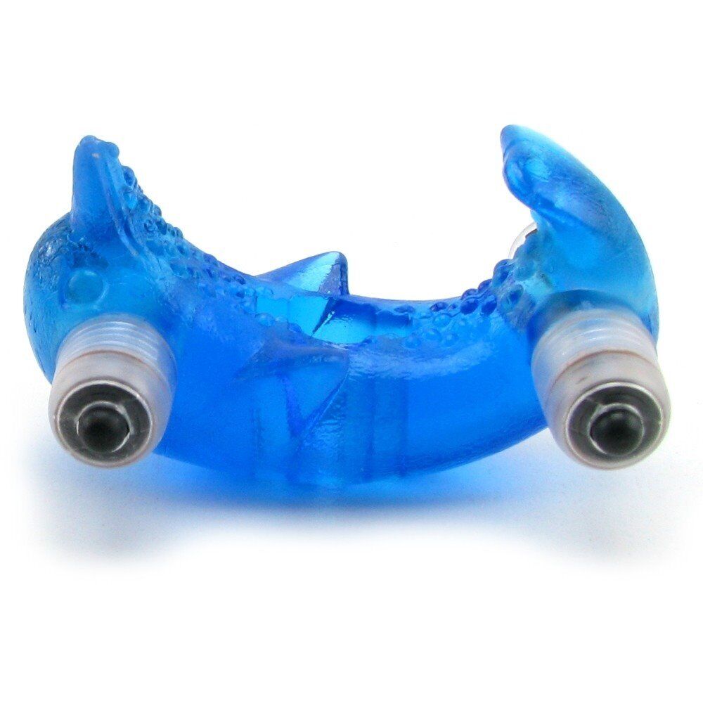 Triple Orgasm Male Penis Erection Enhancer Dual Motor Vibrating Cock Ring