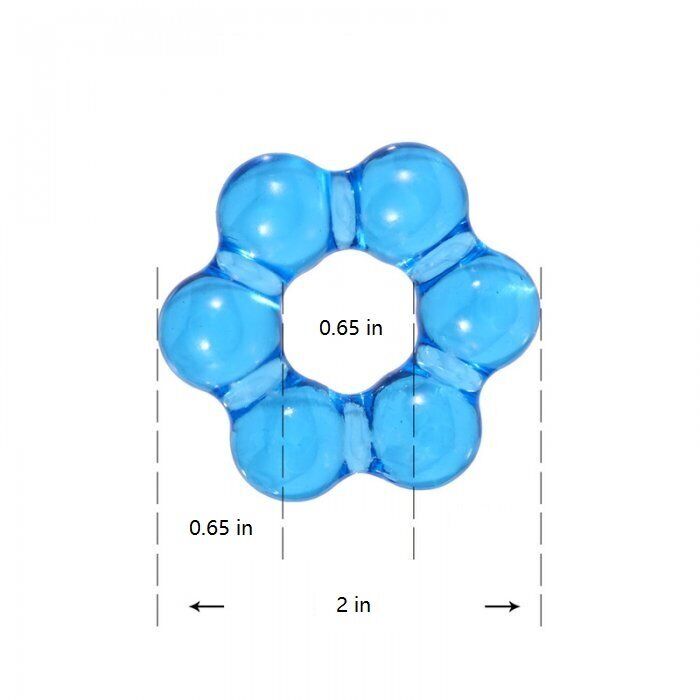 Thick Penis Enhancer Cock and Ball Ring Delay Prolong Sex Toys for Men Couples