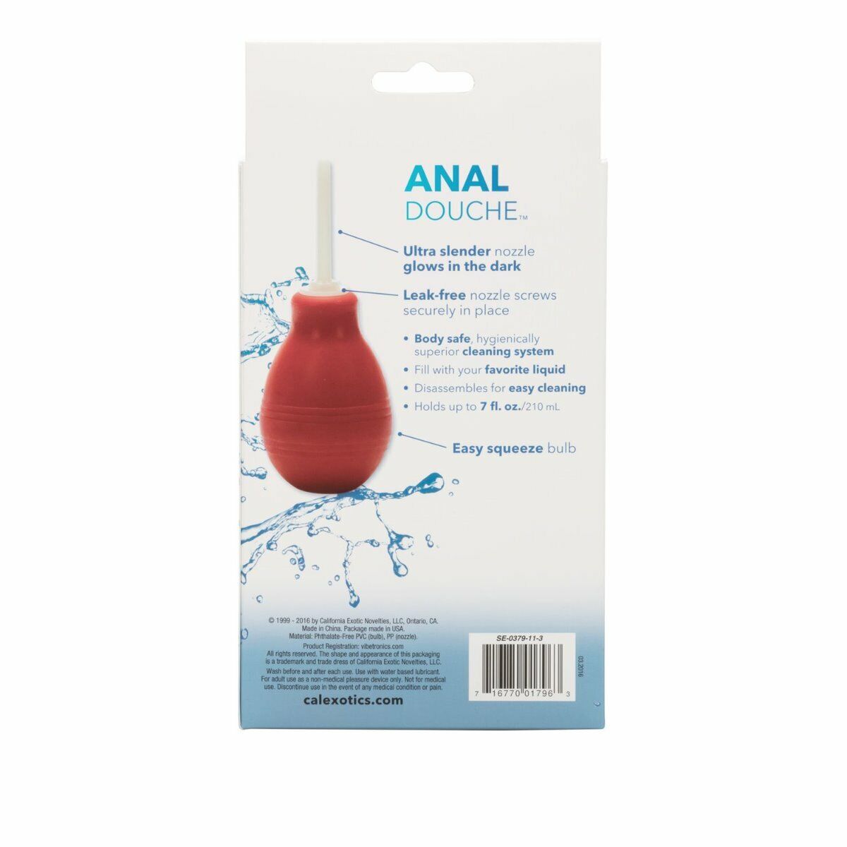 Easy to Use Unisex Douche Enema Vaginal Anal Personal Cleaning System