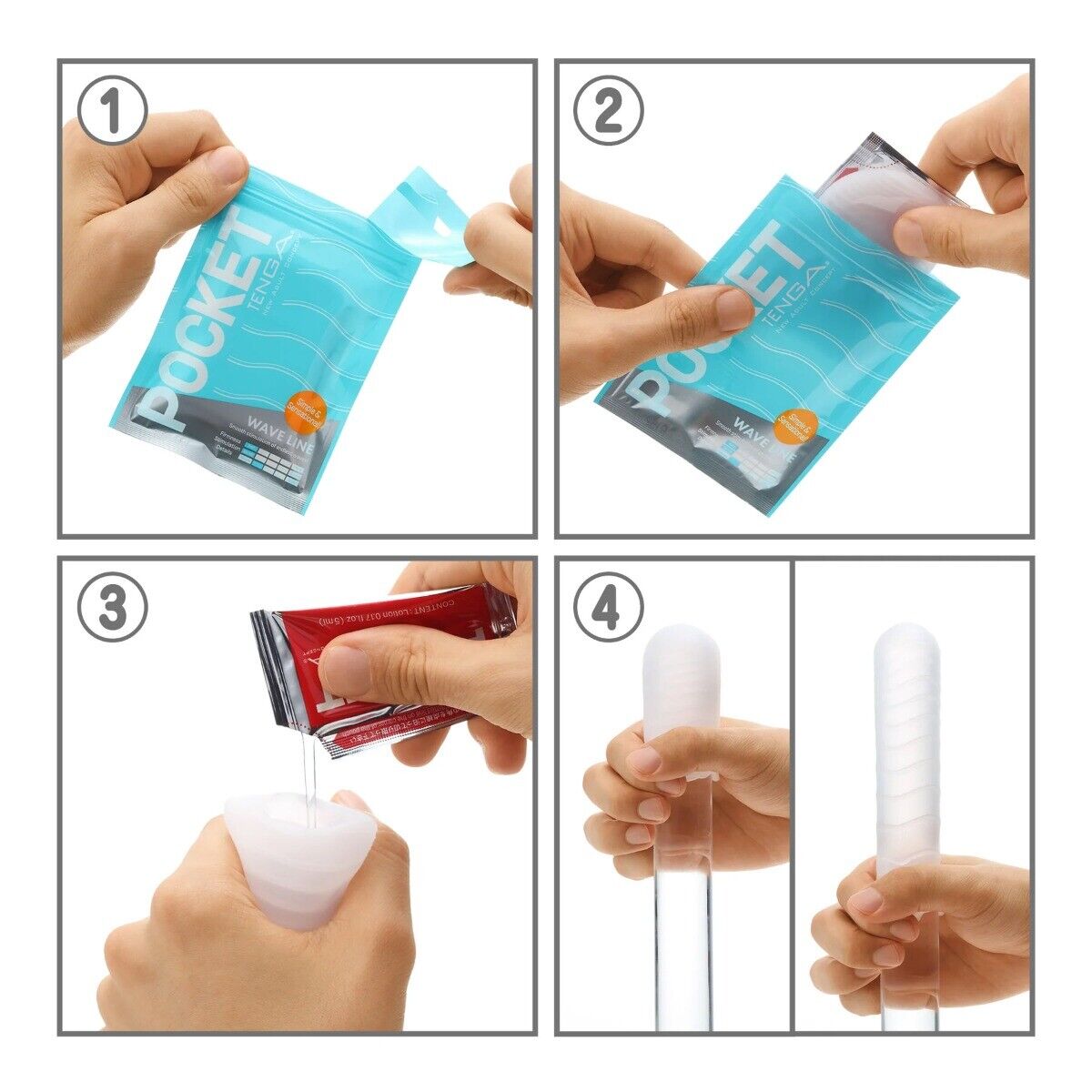 Tenga Pocket Cold Spark Masturbation Sleeve Cock Stroker Male Masturbator
