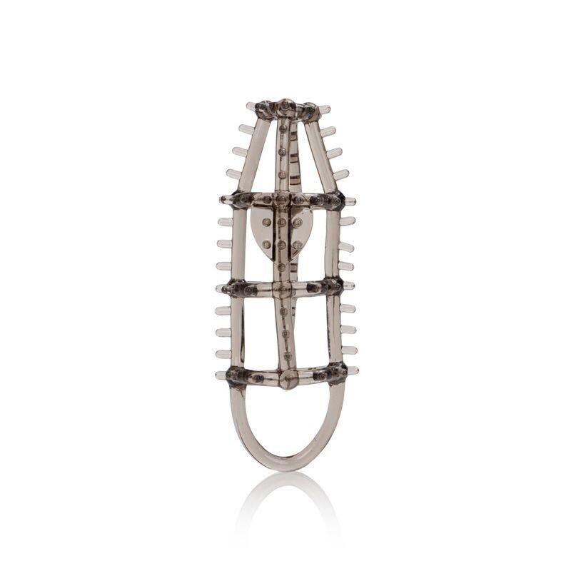 Ultimate Cock Cage Climax Penis Sleeve Extension Girth Enhancer French Tickler