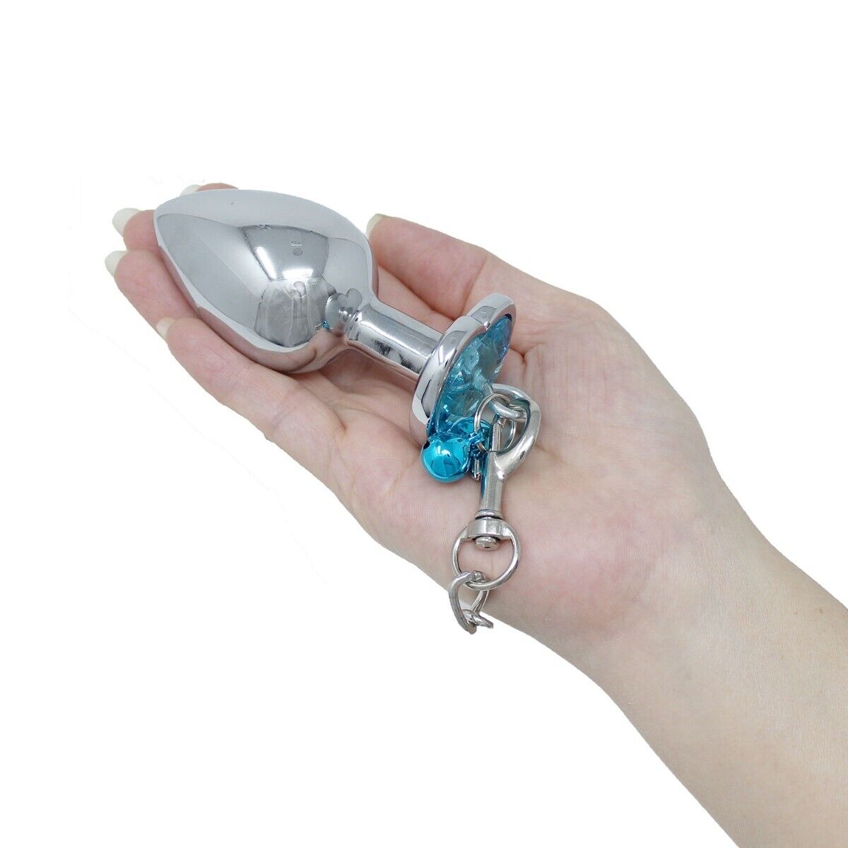 Metal Jewel Butt Plug Bells Chain Anal Trainer Sex Toys for Men Women Couples