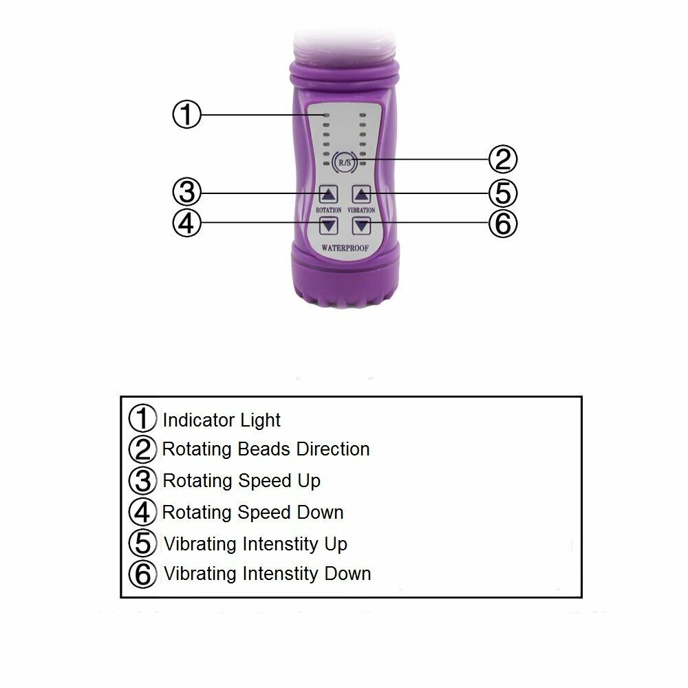 Thrusting Slim Slender Butterfly Clit G-spot Rabbit Vibrator Sex-toys for Women