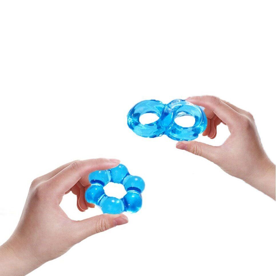 Thick Penis Enhancer Cock and Ball Ring Delay Prolong Sex Toys for Men Couples