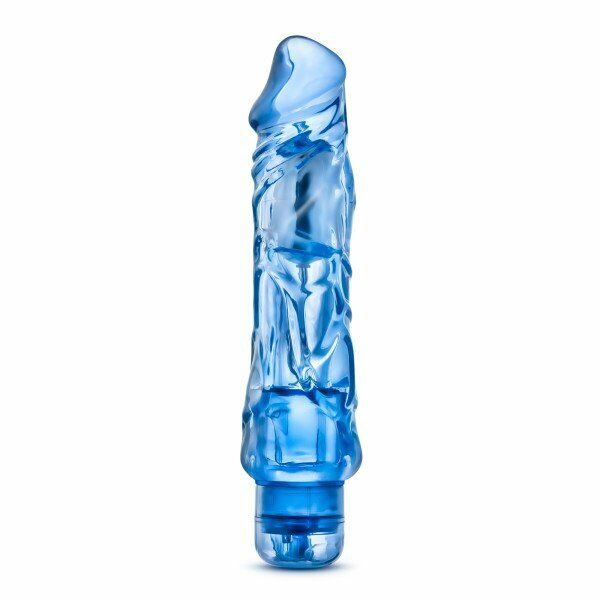 Waterproof Multi-speed Thick Jelly Realistic Vibrating Dildo Cock Vibe Vibrator