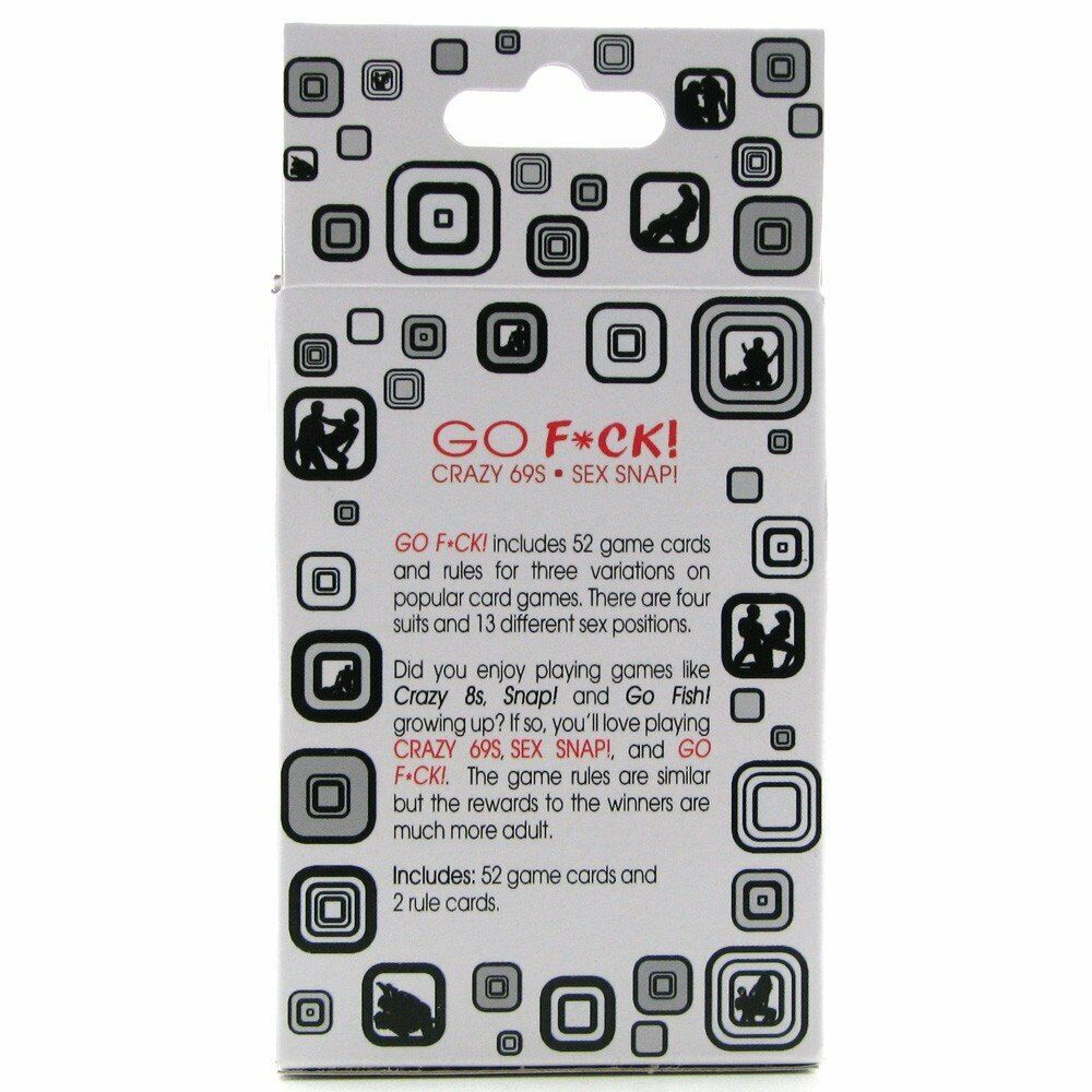 Go F*ck Card Game Lover Couple Adult Bedroom Sex Postion Games