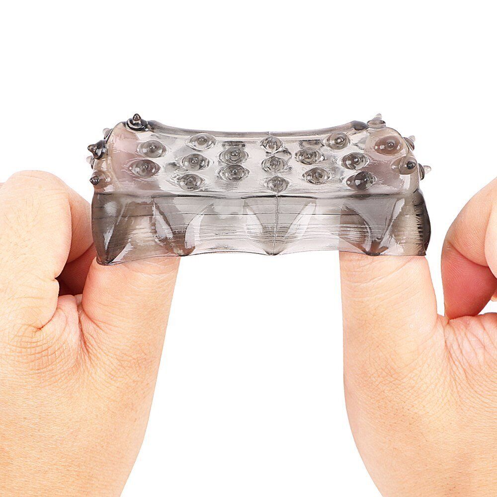 Foreskin Penis Cock Ring Prolong Delay Premature Ejaculation Erection Enhancer