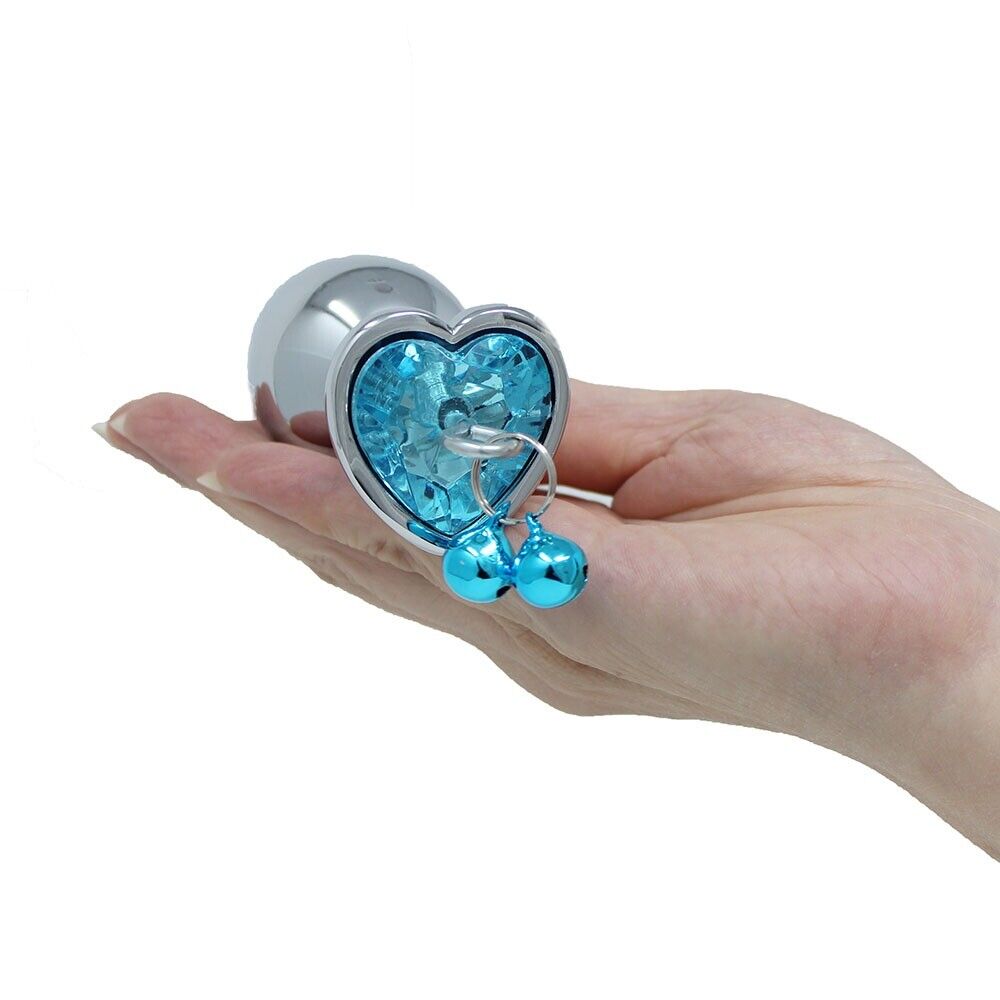 Metal Jewel Butt Plug Bells Chain Anal Trainer Sex Toys for Men Women Couples