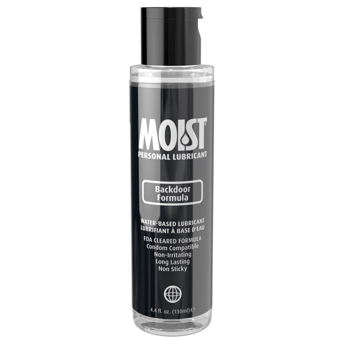 Moist Water based Personal Lubricant Premium Formula Made in USA 4.4 oz