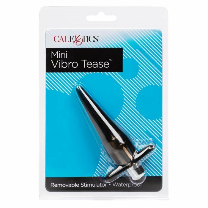Mini Vibro Tease Slender Slim Vibrating Anal Sex Probe Butt Plug Vibe Vibrator