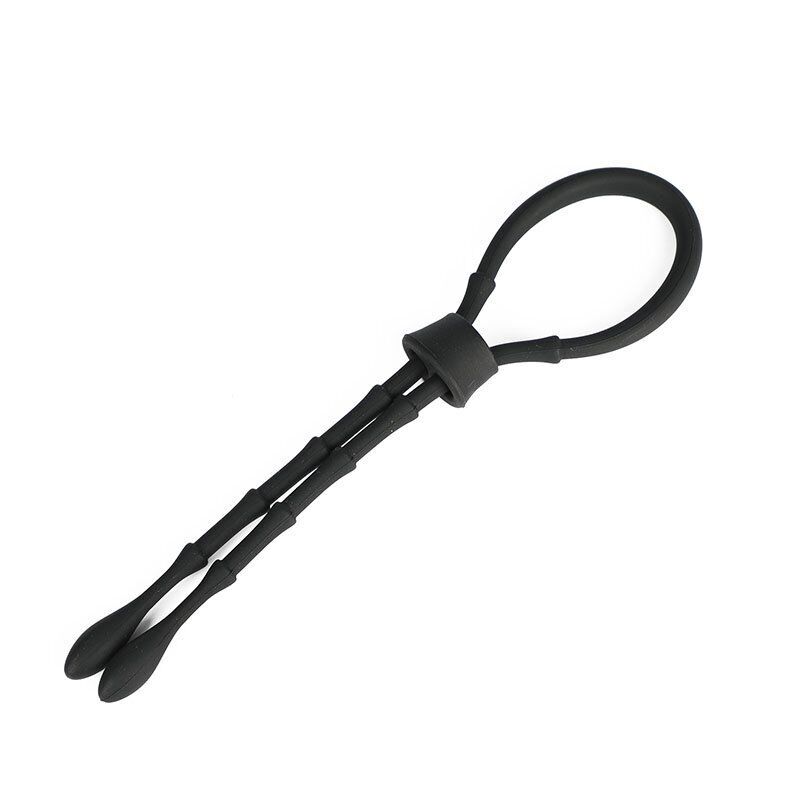 Silicone Lasso Male Erection Keeper Enhancer Prolong Delay Penis Cock Ring