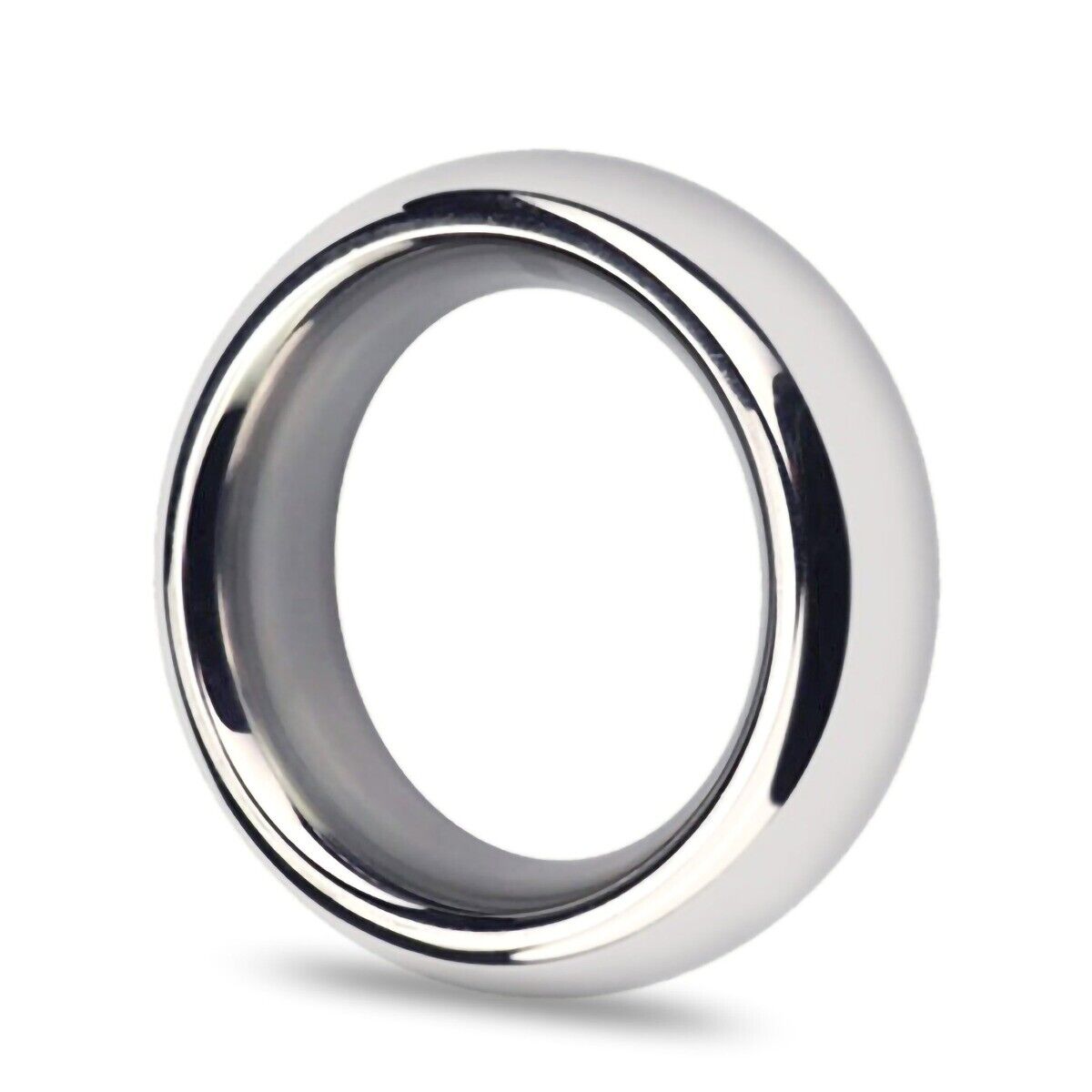 2" Heavy Duty Stainless Steel Metal Silver Cock Ring Penis Enhancer Band