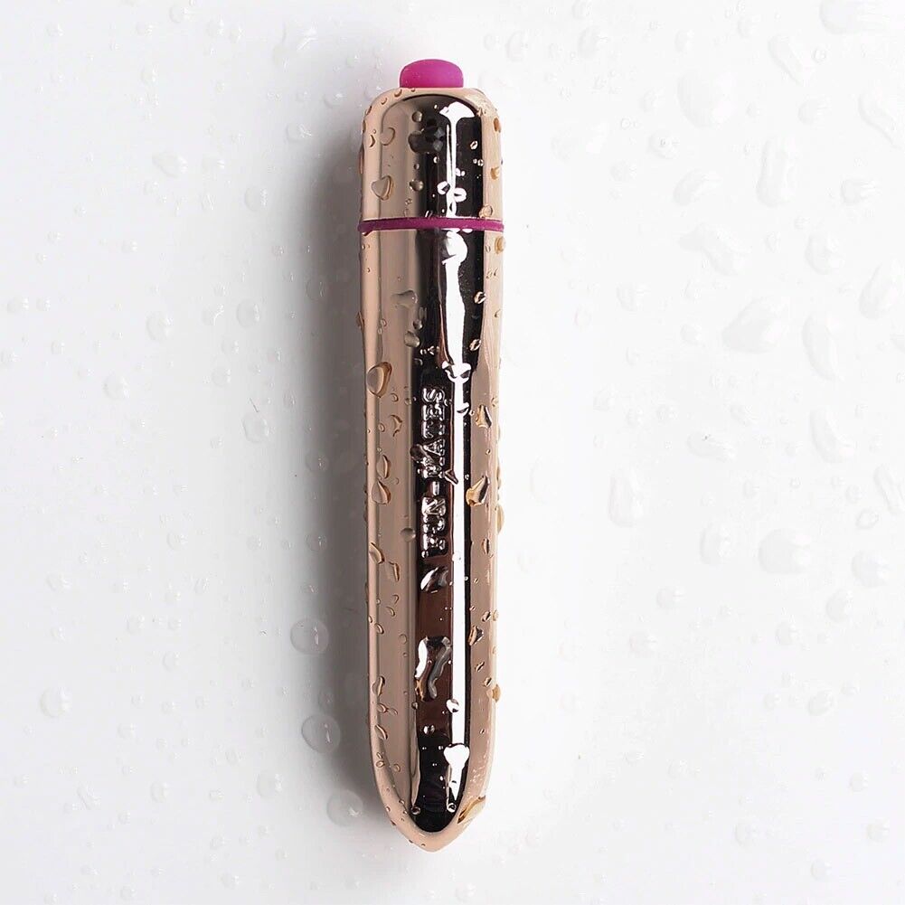 16 Mode Rose Gold Bullet Clit Vibrator Foreplay Sex Toys for Couples Women