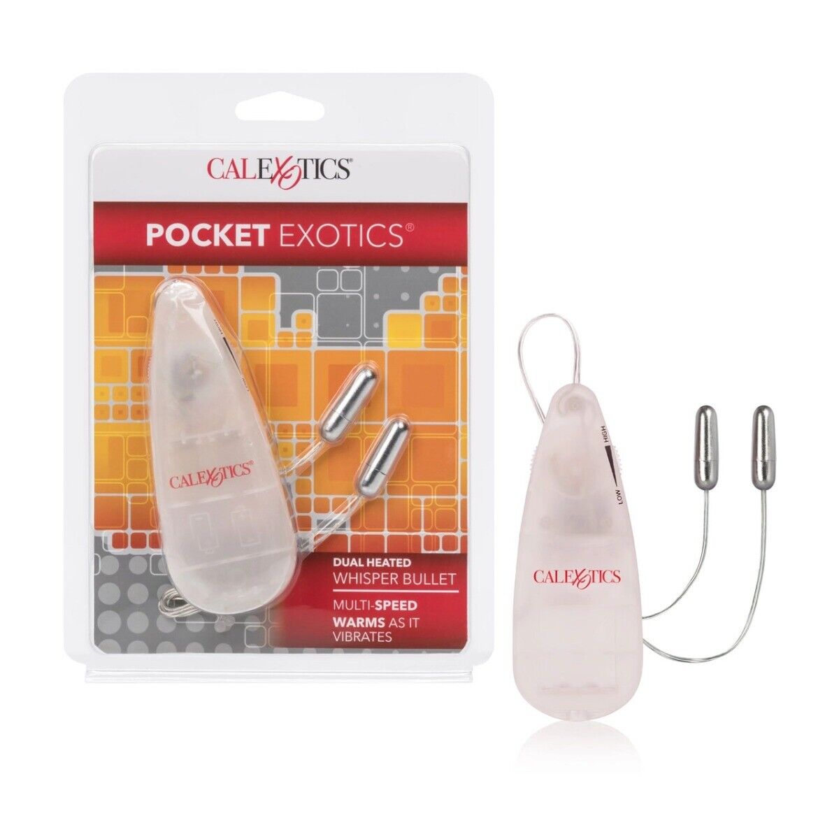 Discreet Dual Heated Warming Double Bullet Vibe Vibrator Sex-toys for Women