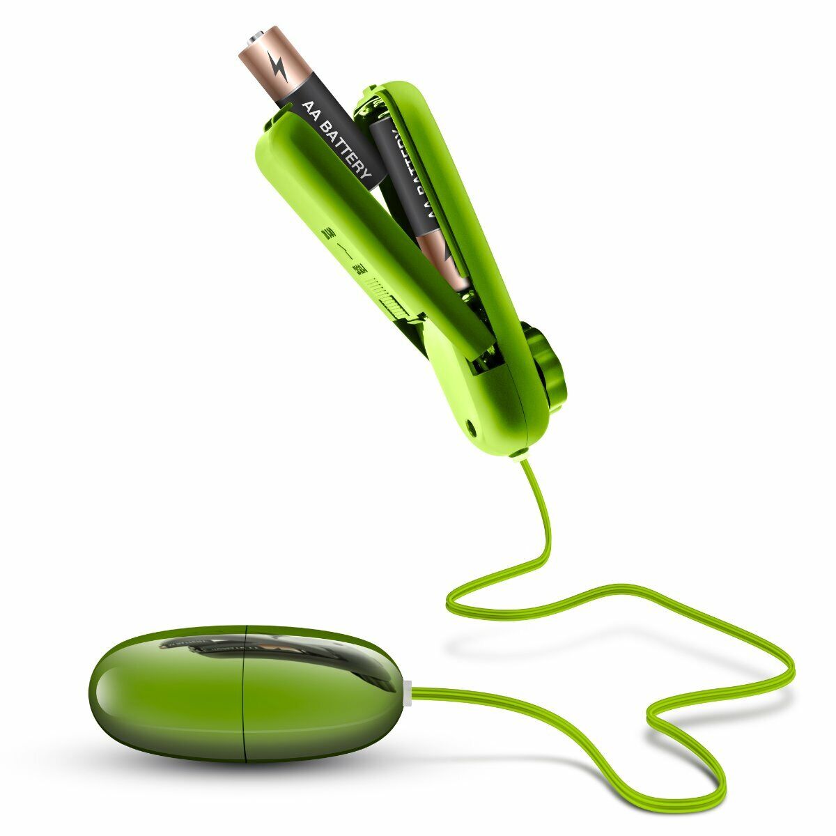Lime Green Multi-speed Vibrating Bullet Egg Vibrator Beginner Sex Toys for Women