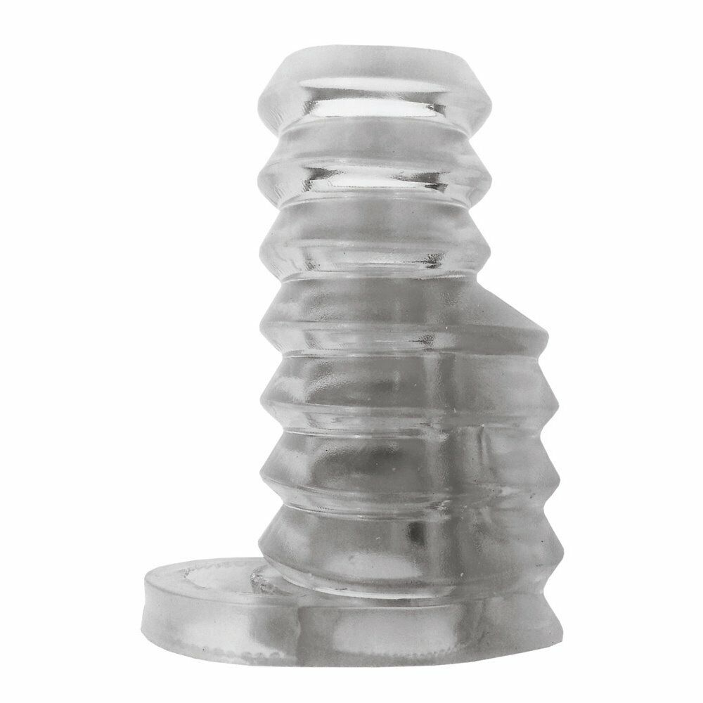 Thick Boy Vibrating Turbo Power Penis Sleeve Cock Girth Enhancer Sheath