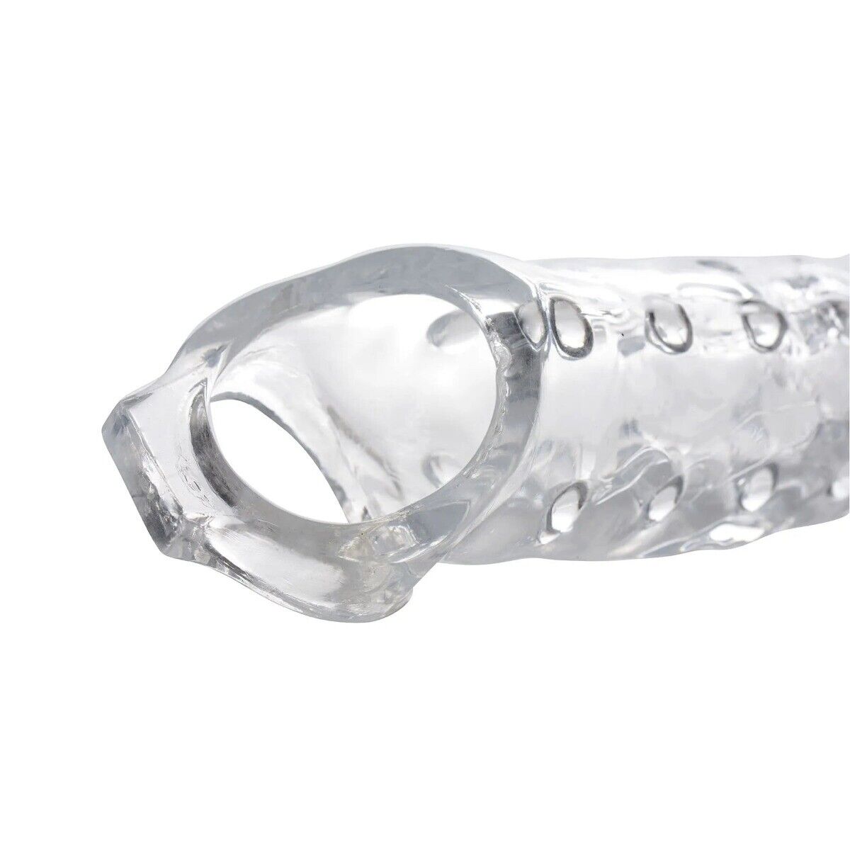 Clear 3" Cock Sheath Male Penis Extension Extender Girth Enhancer Enlarger