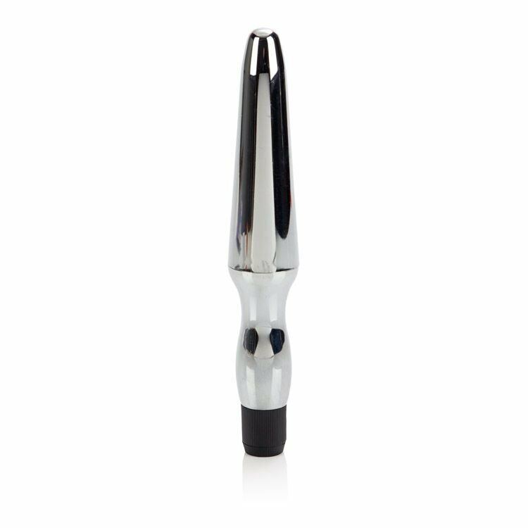 Beginner Waterproof Slim Slender Anal Probe Vibe Vibrator Butt Plug Sex Toy