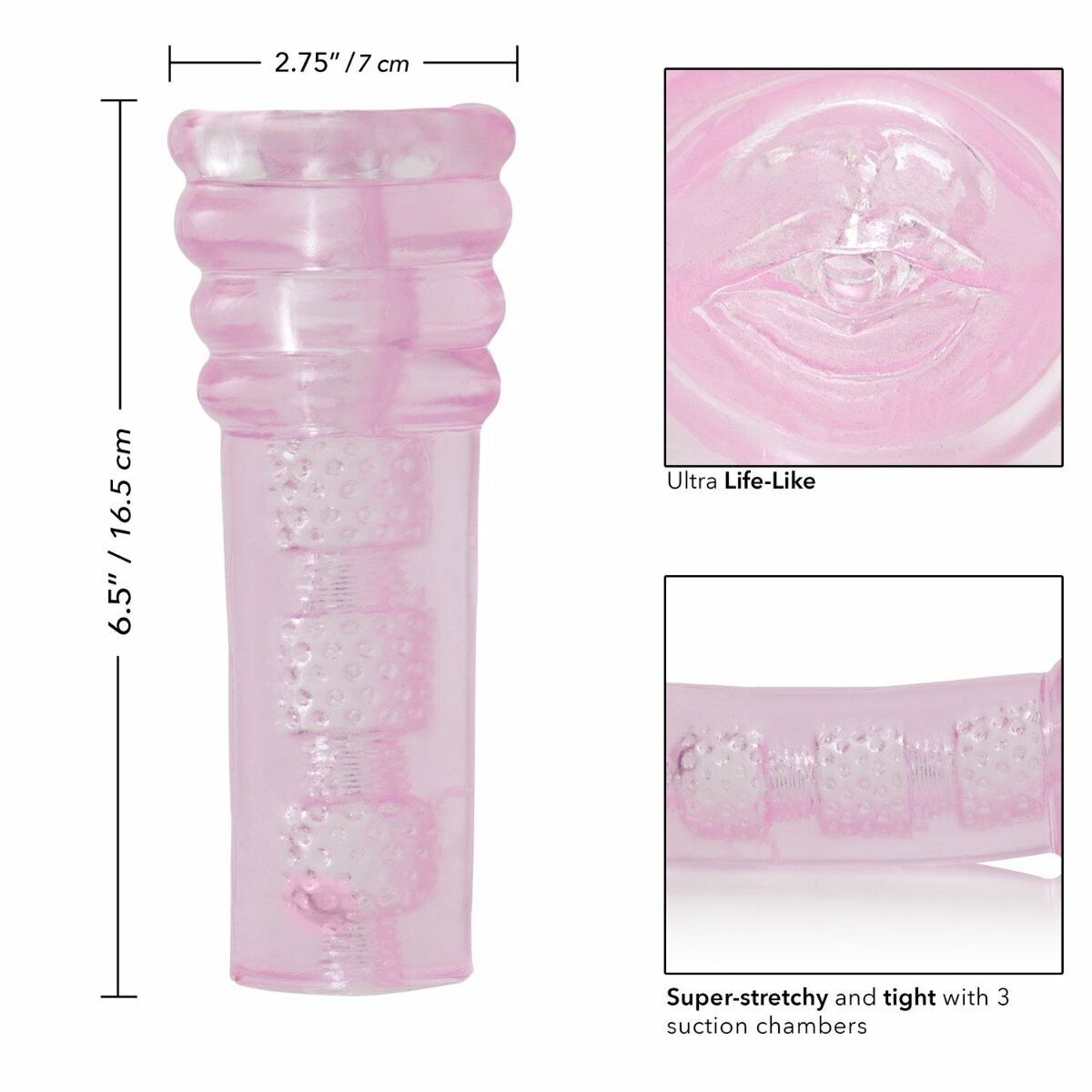 Sue Johanson Super Head Honcho Discreet Male Masturbator Cock Stroker Sleeve