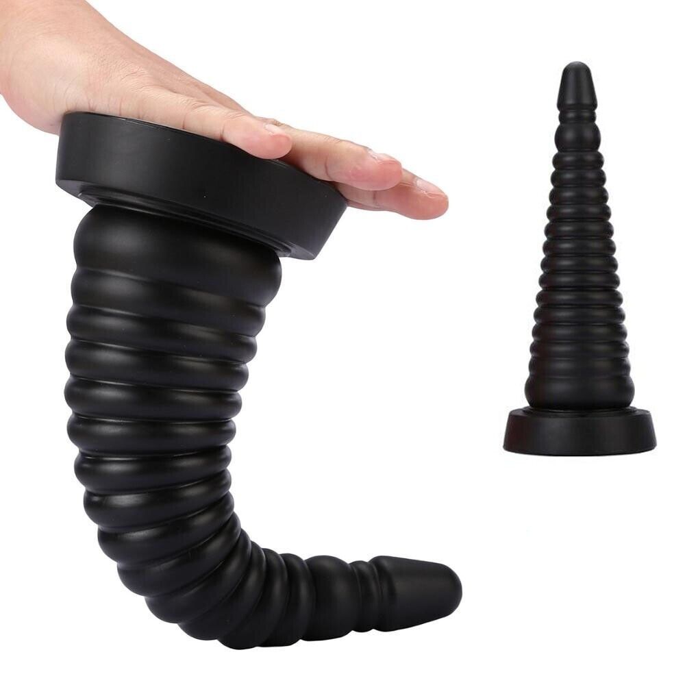 10" Extra Large XXL Anal Expansion Stretcher Stretching Butt Plug Dildo Trainer