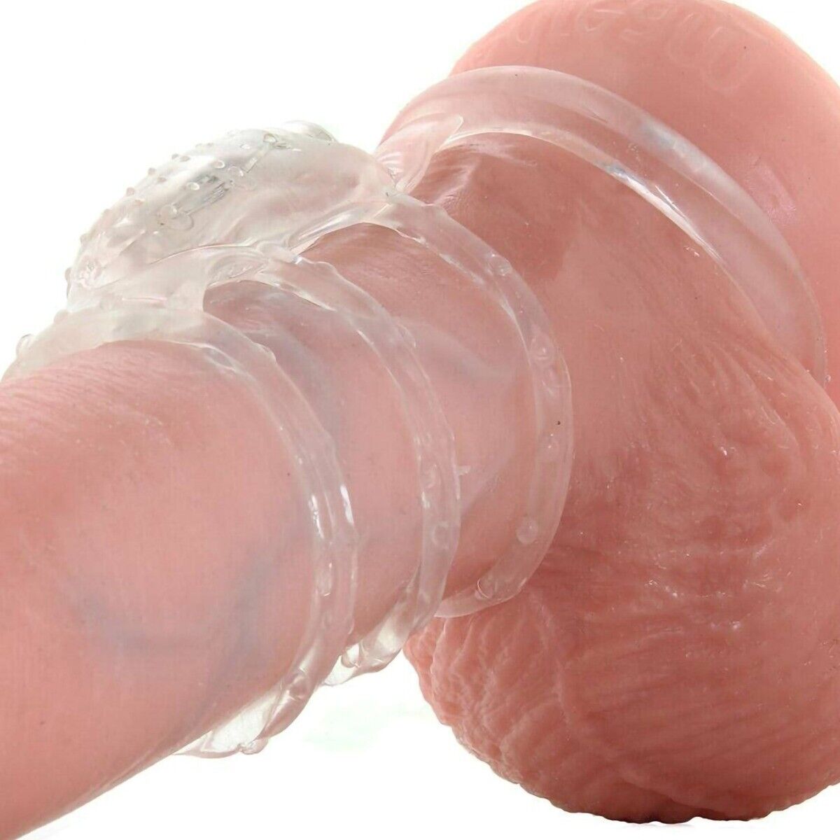 Zinger Vibrating Cock Cage Penis Enhancer Orgasm Love Ring Couple Sex Toys