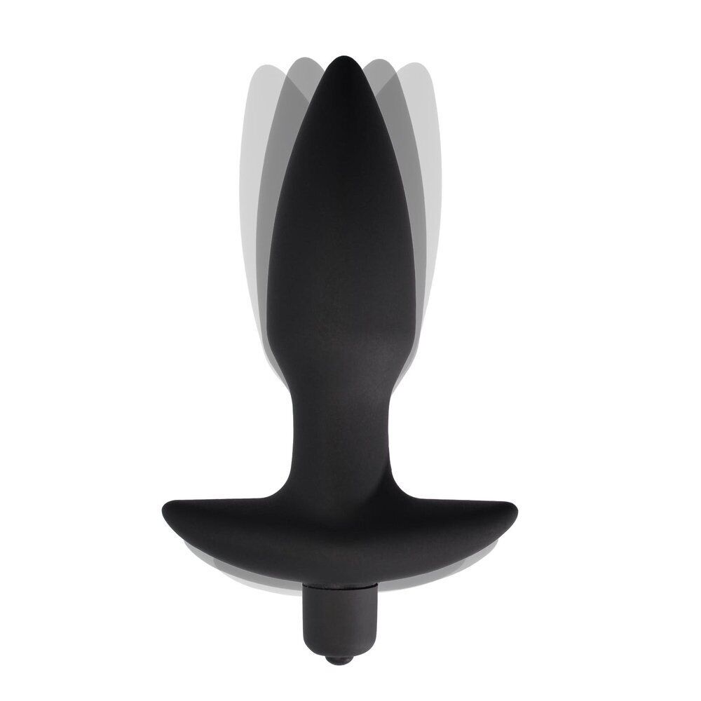 8x Speed Vibrating Silicone Anal Butt Plug Dildo Vibe Vibrator Anal Sex Toys