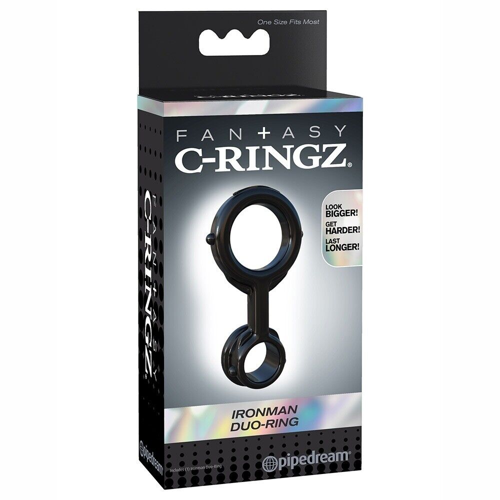 Fantasy C-Ringz Ironman Duo Double Penis Erection Enhancer Prolong Cock Ring