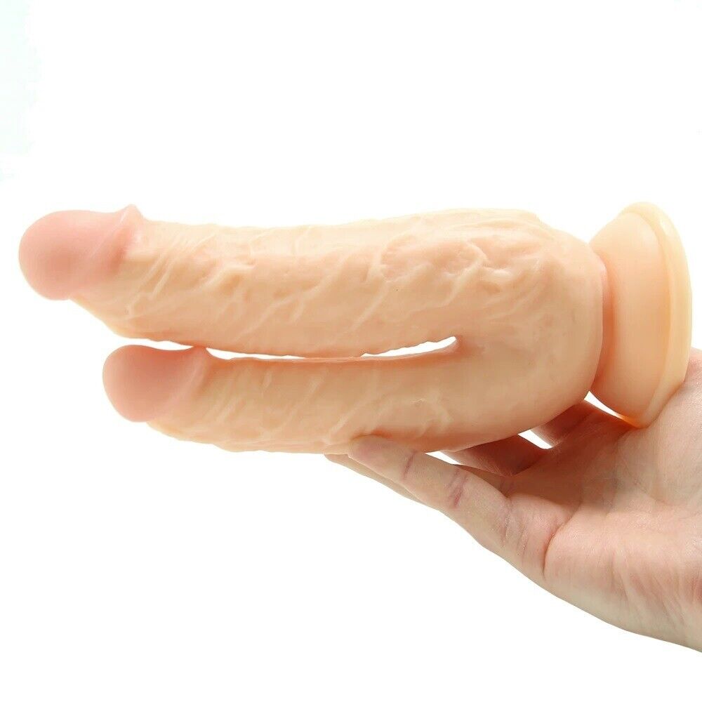 Commander Dongs Double Duty 6" DP Sex Dildo Dong Double Penetrator