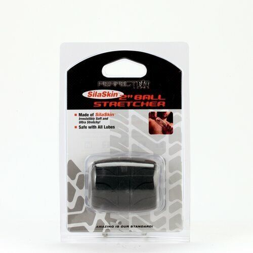 Perfect Fit SilaSkin 2" Testicles Ball Stretcher Cock Ring Band Penis Enhancer