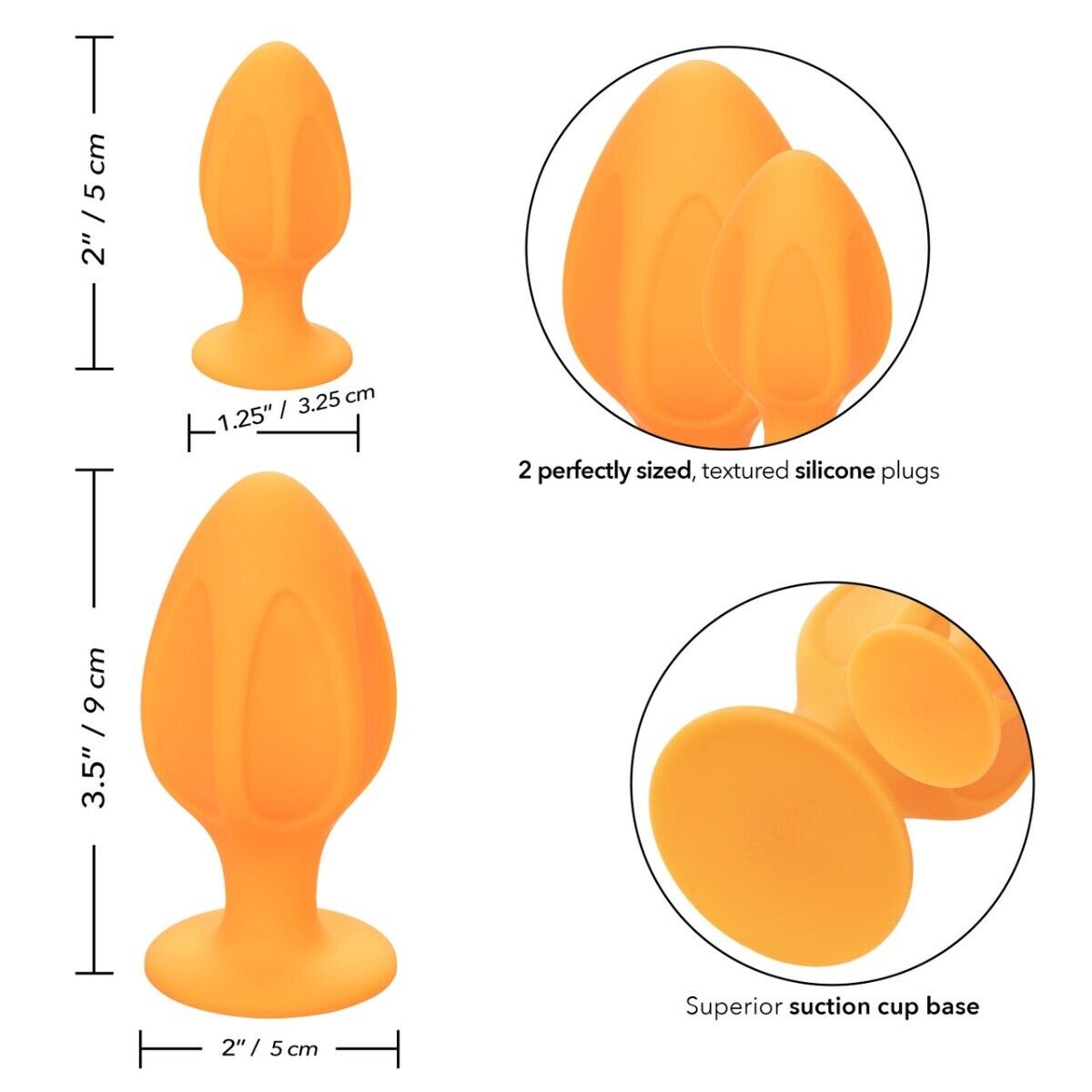 Silicone Anal Butt Plug Beginner Anal Training Set Sex Toys for Men Women Couple
